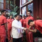 Prabowo Subianto Rayakan Kemenangan Timnas Indonesia atas China dengan Makan Bersama